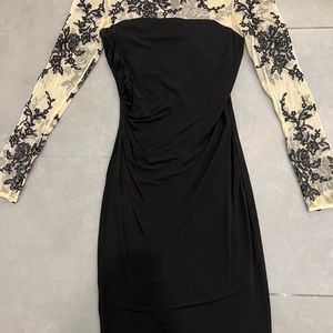 David Meister Black Cocktail Dress - Size 2 - NWT